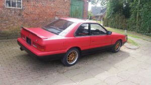 Das ist er - der Lack handgerollt.